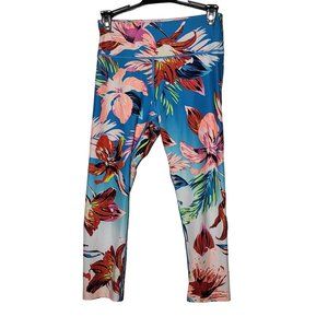 Fila Sport Womens Tropical Floral Activewear Leggings Size Small Athletic Active